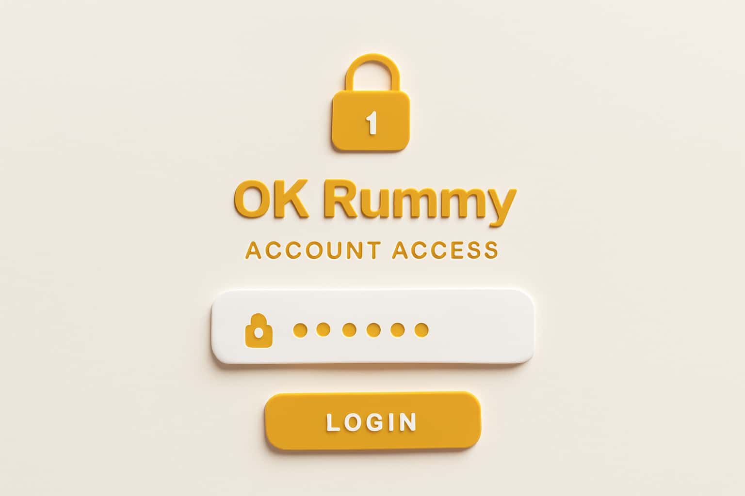 OK Rummy Account Access Interface