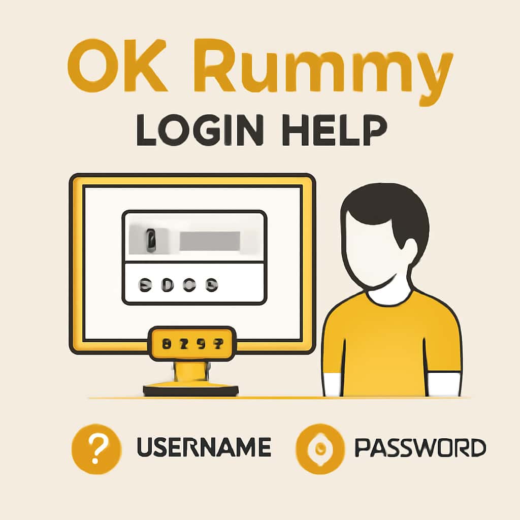 An educational diagram detailing topics related to OK Rummy login help.
