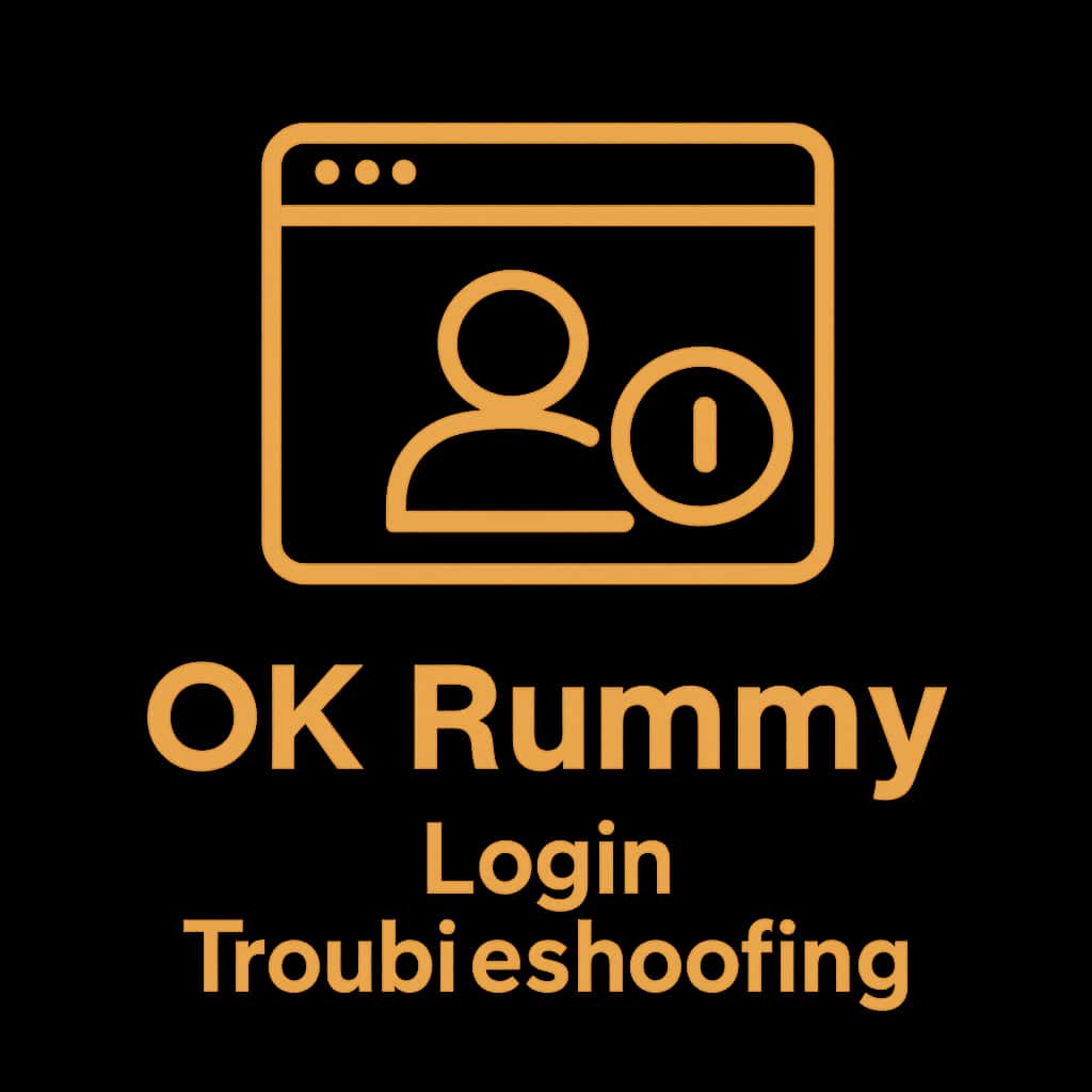 An icon representing Login OK Rummy Troubleshooting.